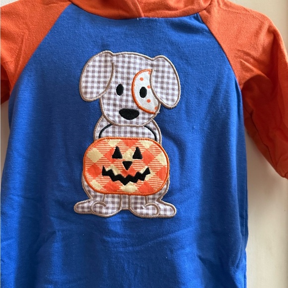 New Trick or Treat Puppy Halloween Hooded Romper - Picture 5 of 9